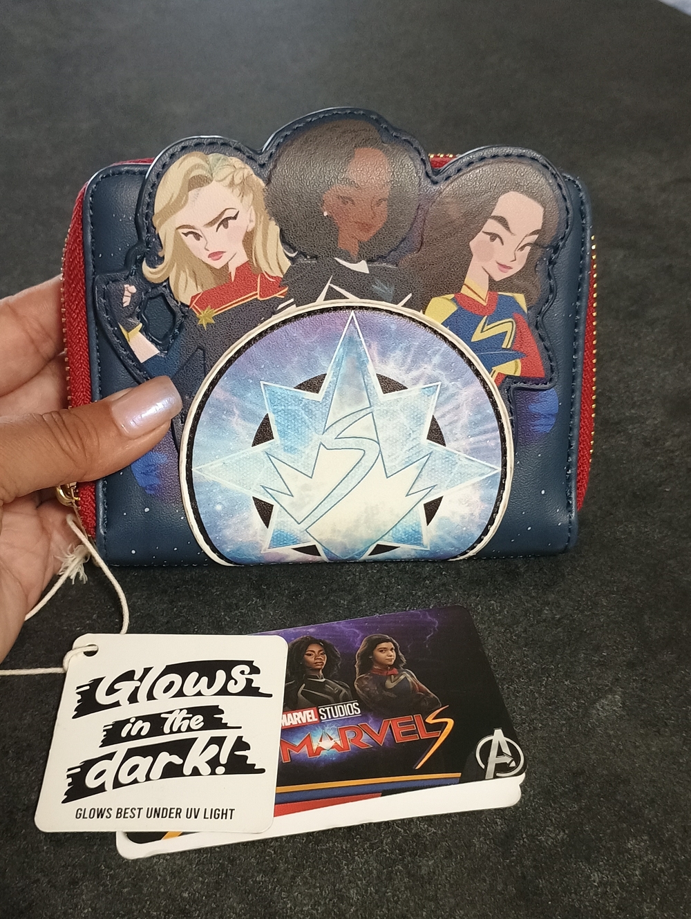 Marvel Studios The Marvels Glow-in-the-Dark Wallet